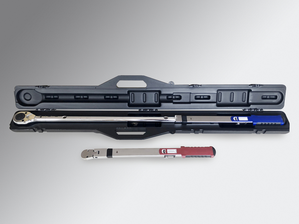 Split beam torque wrenches